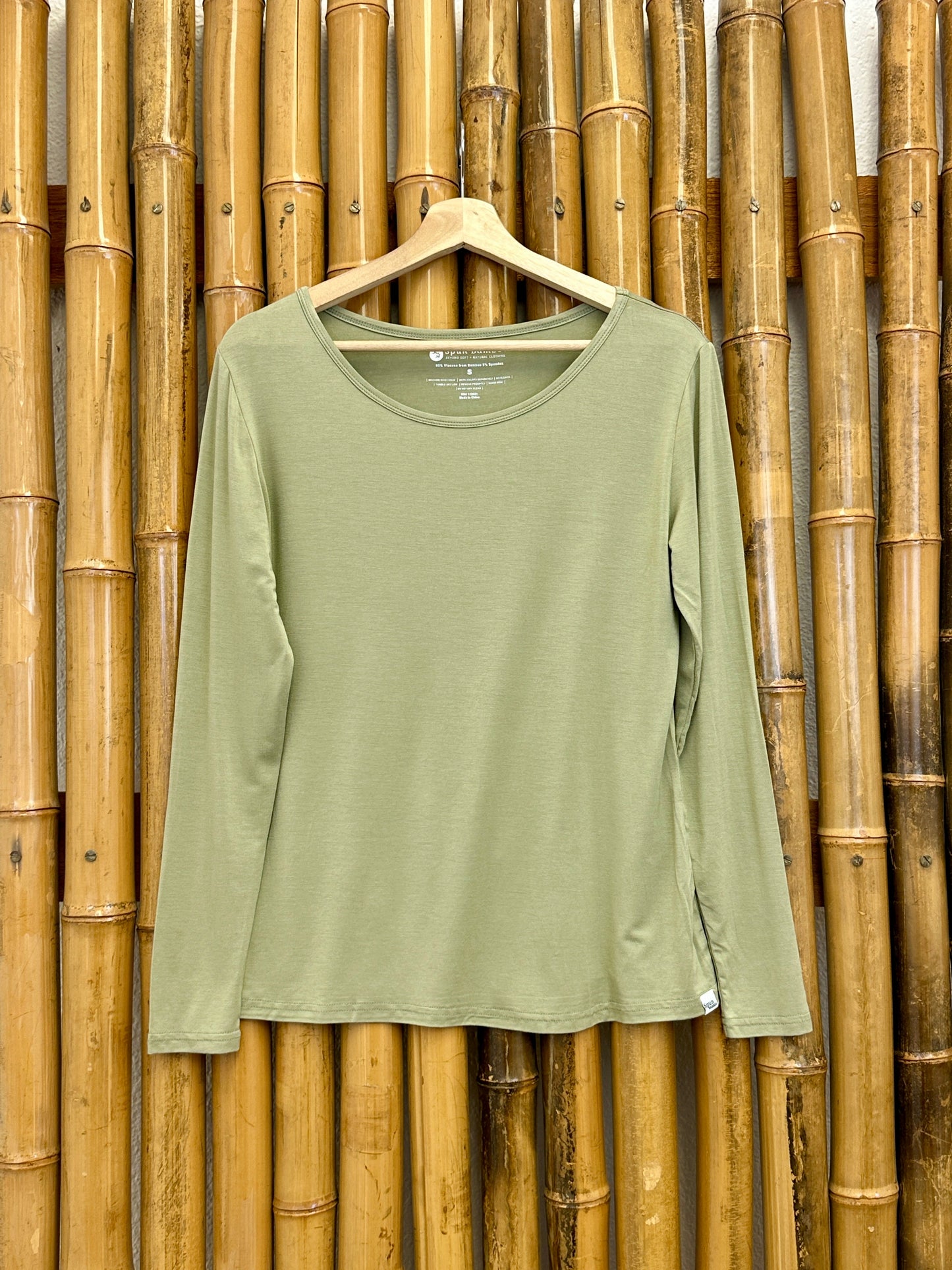 Women's Bamboo Lounge Long Sleeve Comfort T-Shirt Everyday