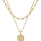 Beautiful Gold Layered Initial Necklace Personalized A-Z Jewelry