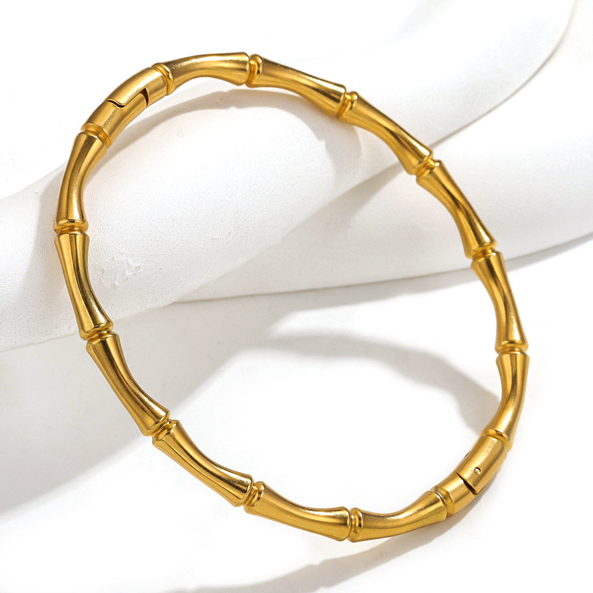Fashion Bamboo Titanium Steel Bracelet Retro Stainless Steel Jewelry