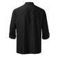 Men's Plus Size Half Button Long Sleeve Shirt