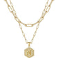 Beautiful Gold Layered Initial Necklace Personalized A-Z Jewelry