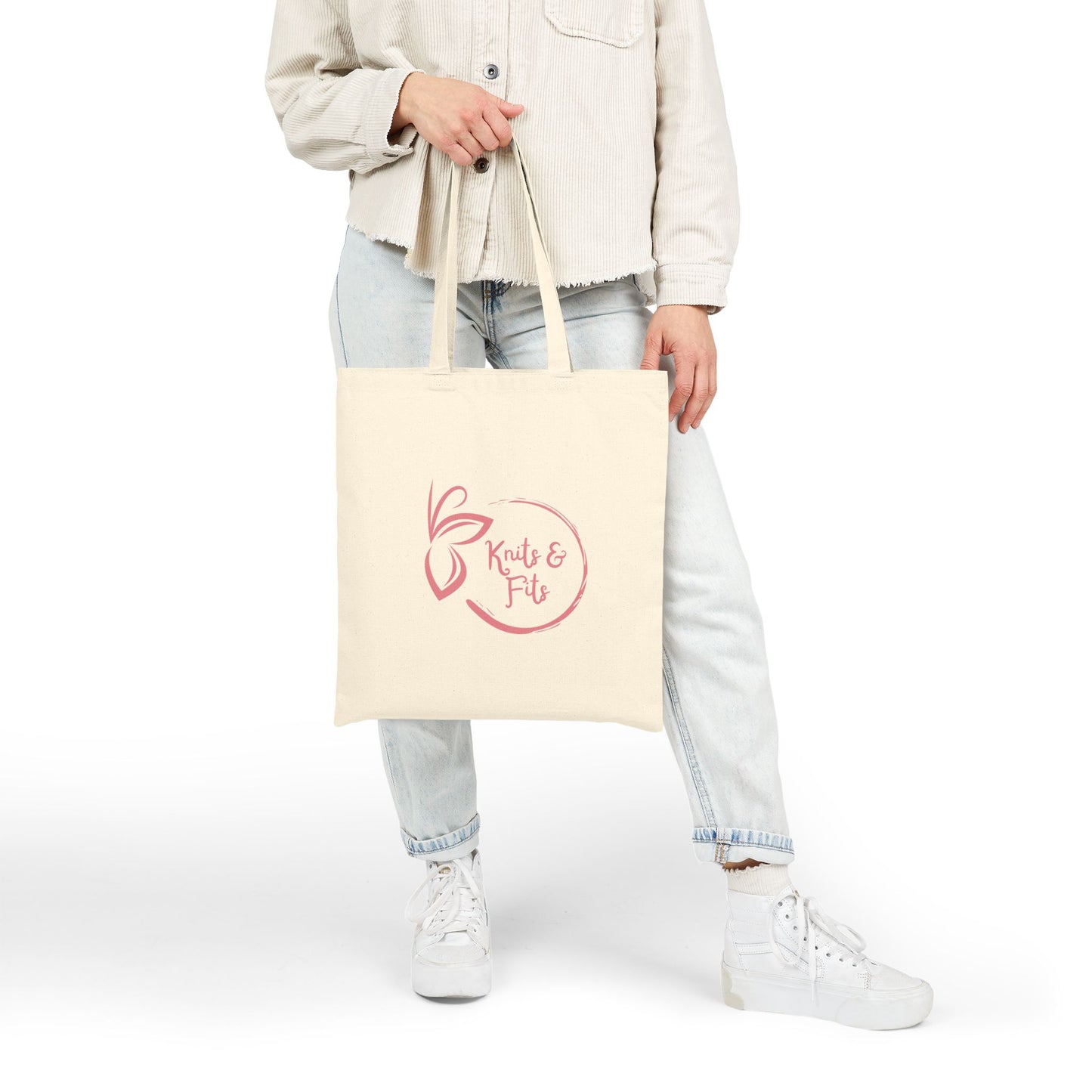 Knits & Fits Cotton Canvas Tote Bag