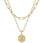 Beautiful Gold Layered Initial Necklace Personalized A-Z Jewelry