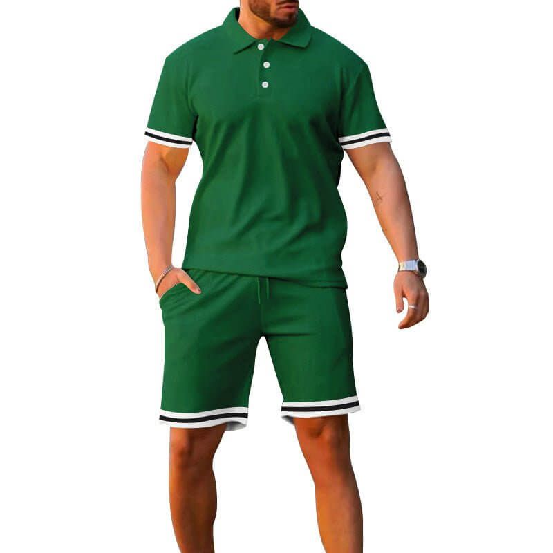 Men's Summer Sports Suit Stylish Functional Activewear Set