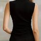 Draped Asymmetrical Tank Top