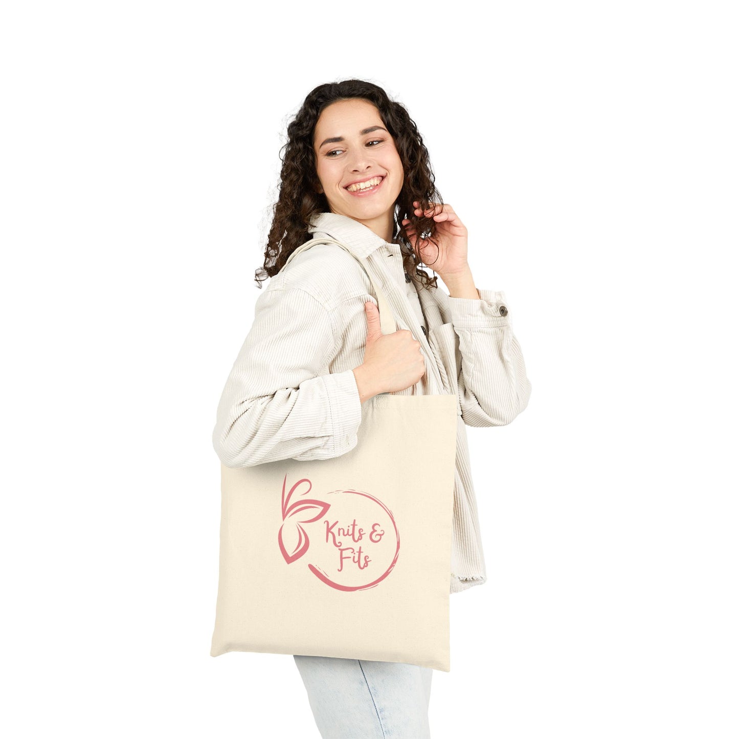Knits & Fits Cotton Canvas Tote Bag