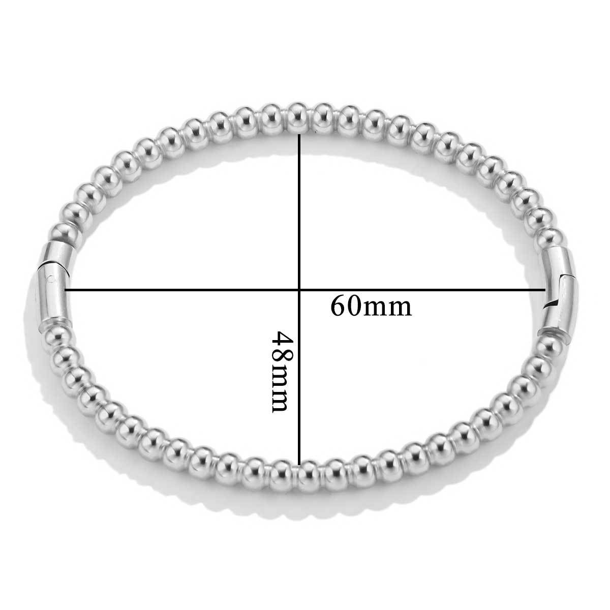 Fashion Bamboo Titanium Steel Bracelet Retro Stainless Steel Jewelry