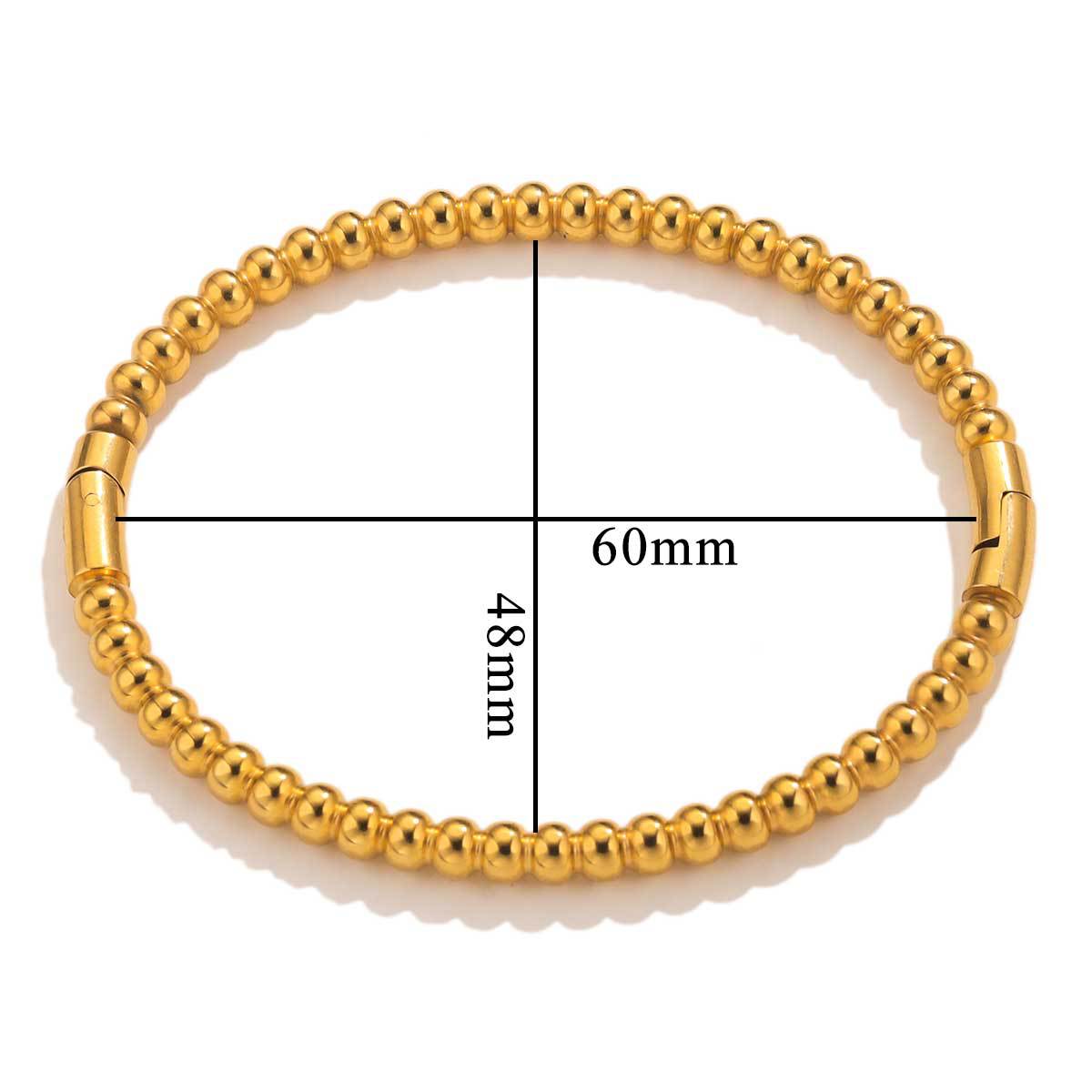 Fashion Bamboo Titanium Steel Bracelet Retro Stainless Steel Jewelry