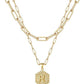 Beautiful Gold Layered Initial Necklace Personalized A-Z Jewelry