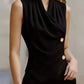 Draped Asymmetrical Tank Top