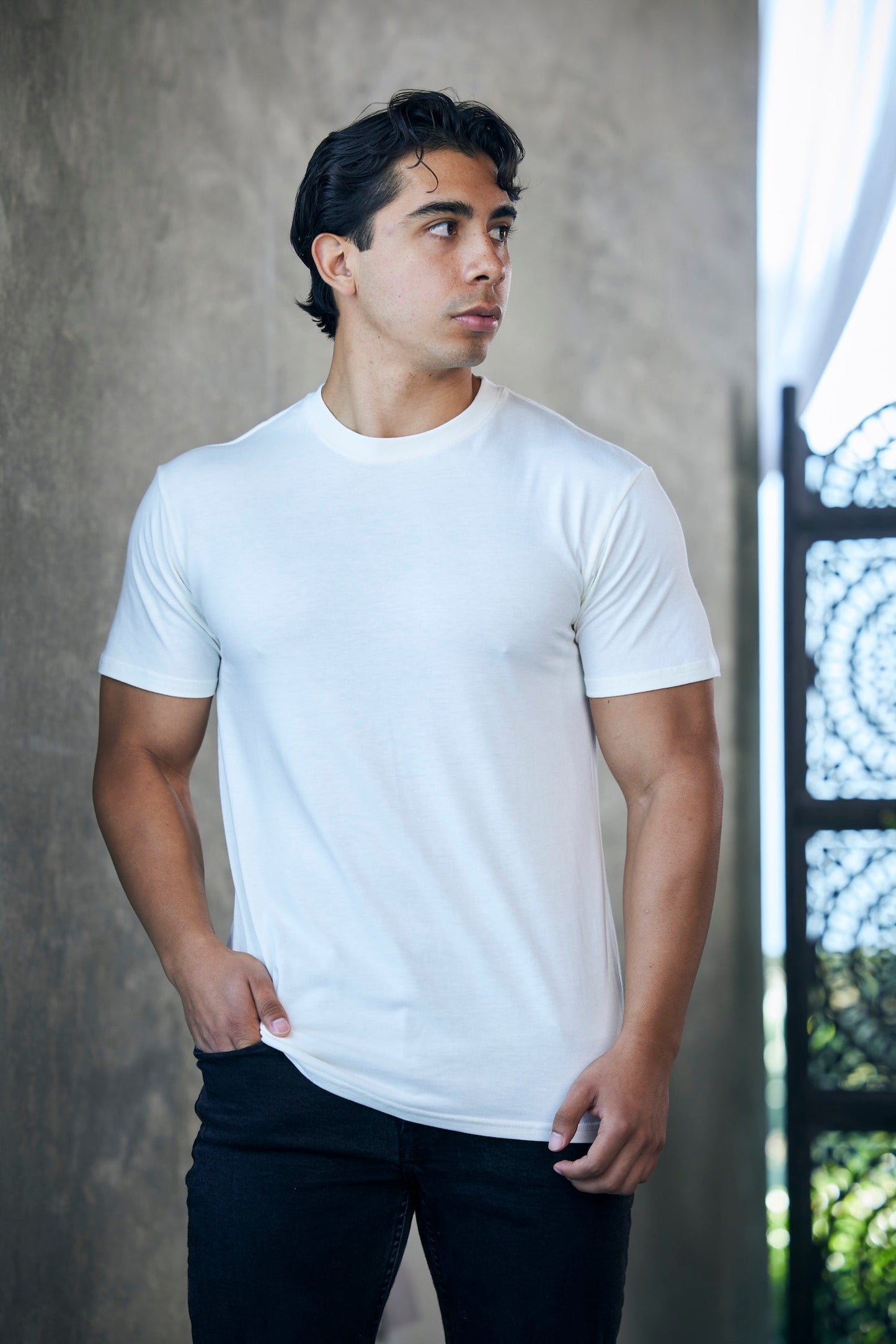 Men's Bamboo Organic Cotton Classic Short Sleeve T-Shirt