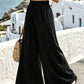 Wide Leg Drawstring Pants for Comfortable Casual Everyday Wear