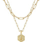 Beautiful Gold Layered Initial Necklace Personalized A-Z Jewelry