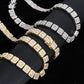 13mm Cuban Link Chain Necklace Bracelet Hip-Hop Jewelry