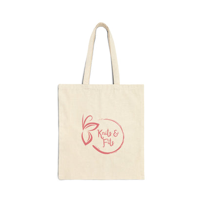Knits & Fits Cotton Canvas Tote Bag