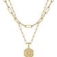 Beautiful Gold Layered Initial Necklace Personalized A-Z Jewelry