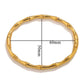 Fashion Bamboo Titanium Steel Bracelet Retro Stainless Steel Jewelry