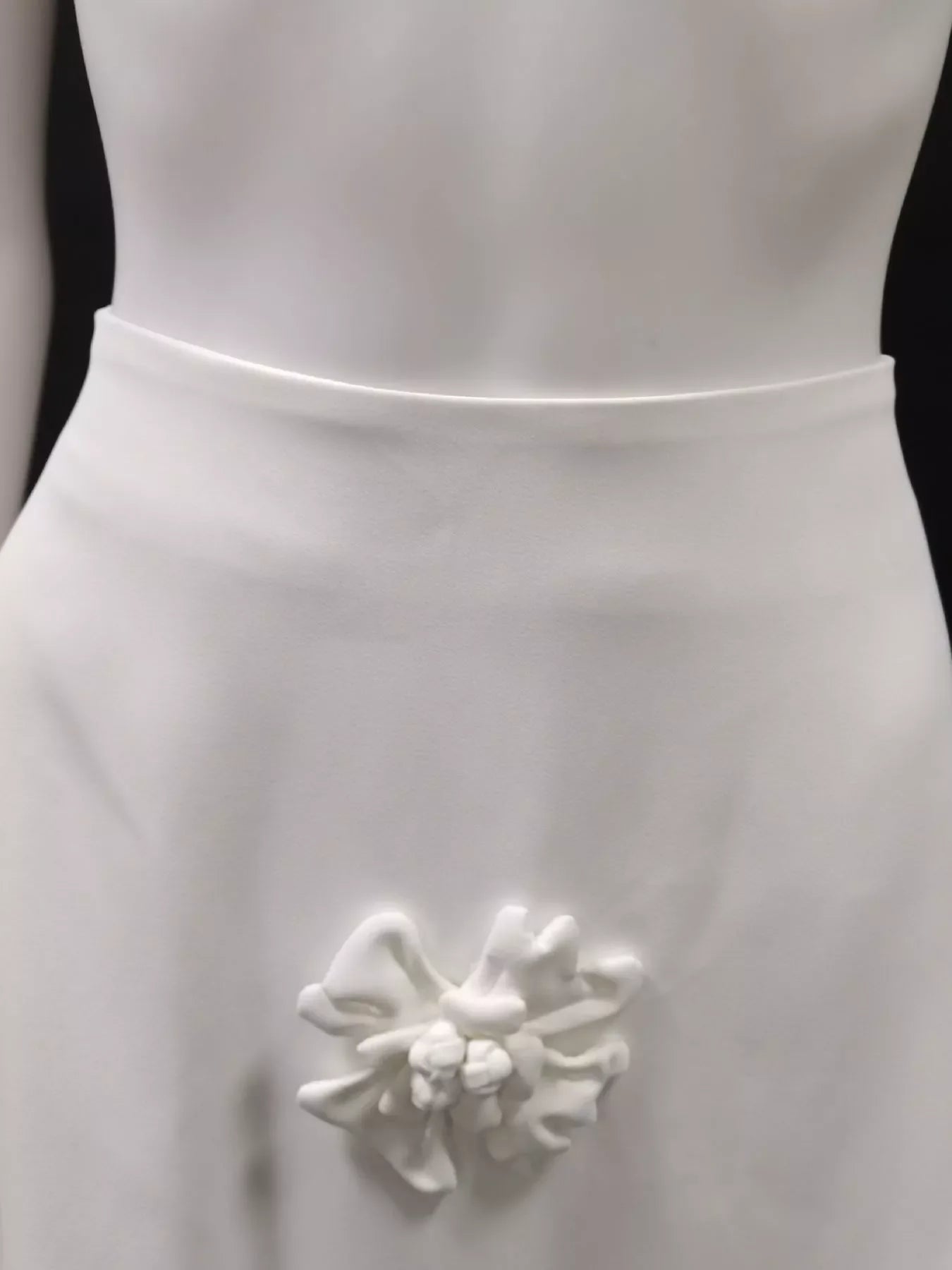 Floral Embellished Midi Skirt Elegant Women's Fashion