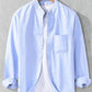 Men's Plus Size Button Up Long Sleeve Shirt