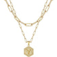 Beautiful Gold Layered Initial Necklace Personalized A-Z Jewelry