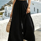 Wide Leg Drawstring Pants for Comfortable Casual Everyday Wear