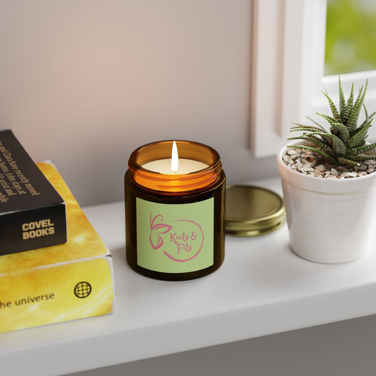 Coconut Apricot Scented Candle — 4oz/9oz Jar