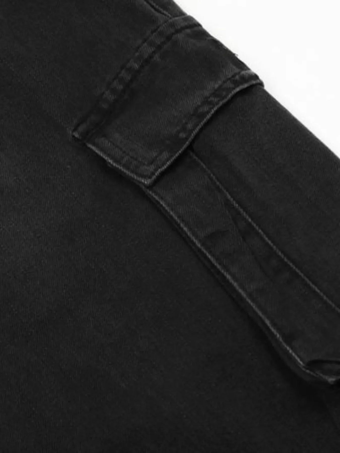 Men's Multi-Pocket Cargo Jeans for Casual Utility Style