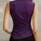 Draped Asymmetrical Tank Top