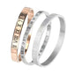 Women's Titanium Steel Bracelet with Non-Fading Buckle Jewelry