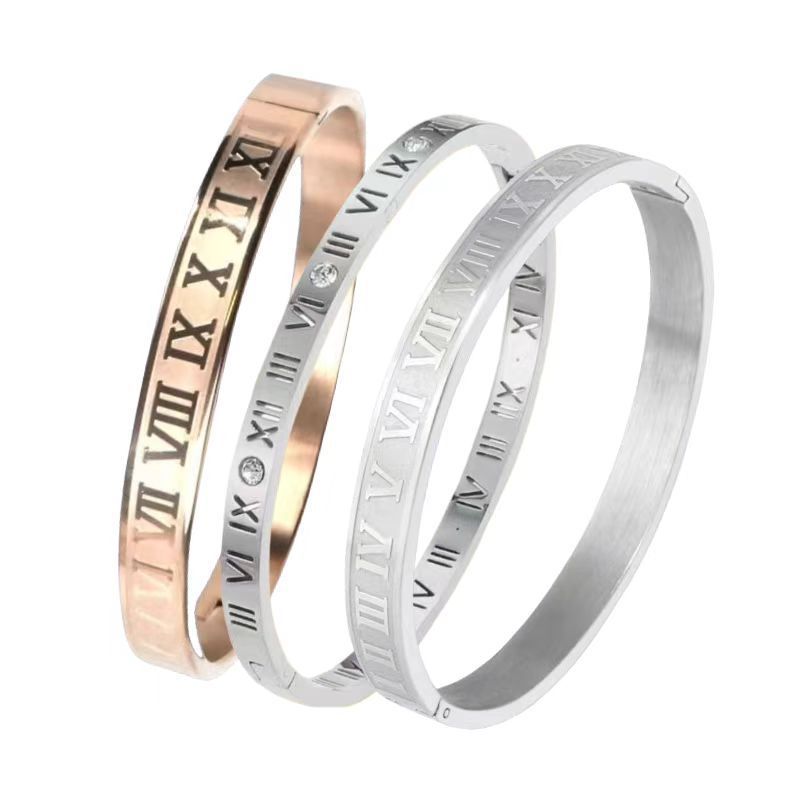 Women's Titanium Steel Bracelet with Non-Fading Buckle Jewelry