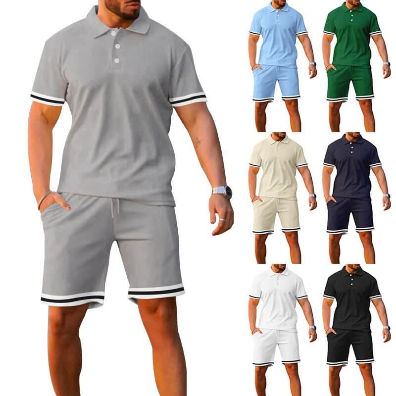 Men's Summer Sports Suit Stylish Functional Activewear Set