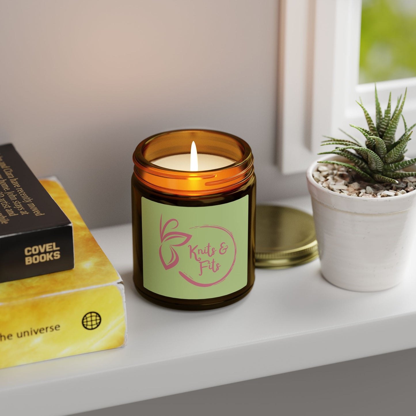 Coconut Apricot Scented Candle — 4oz/9oz Jar