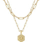 Beautiful Gold Layered Initial Necklace Personalized A-Z Jewelry