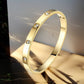 Women's Titanium Steel Bracelet with Non-Fading Buckle Jewelry
