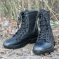 2.0 Genuine Leather Military Combat Boots Men
