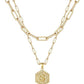 Beautiful Gold Layered Initial Necklace Personalized A-Z Jewelry