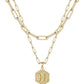 Beautiful Gold Layered Initial Necklace Personalized A-Z Jewelry