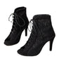 Hollow Open Toe Ultra-High Heel Sandal Boots Women
