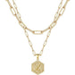Beautiful Gold Layered Initial Necklace Personalized A-Z Jewelry