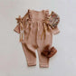 Modern Handamde Girls Jumpsuit Long Sleeve Romper Overalls Autumn Clothes For Baby Cotton Line In Elegant Autmn Style