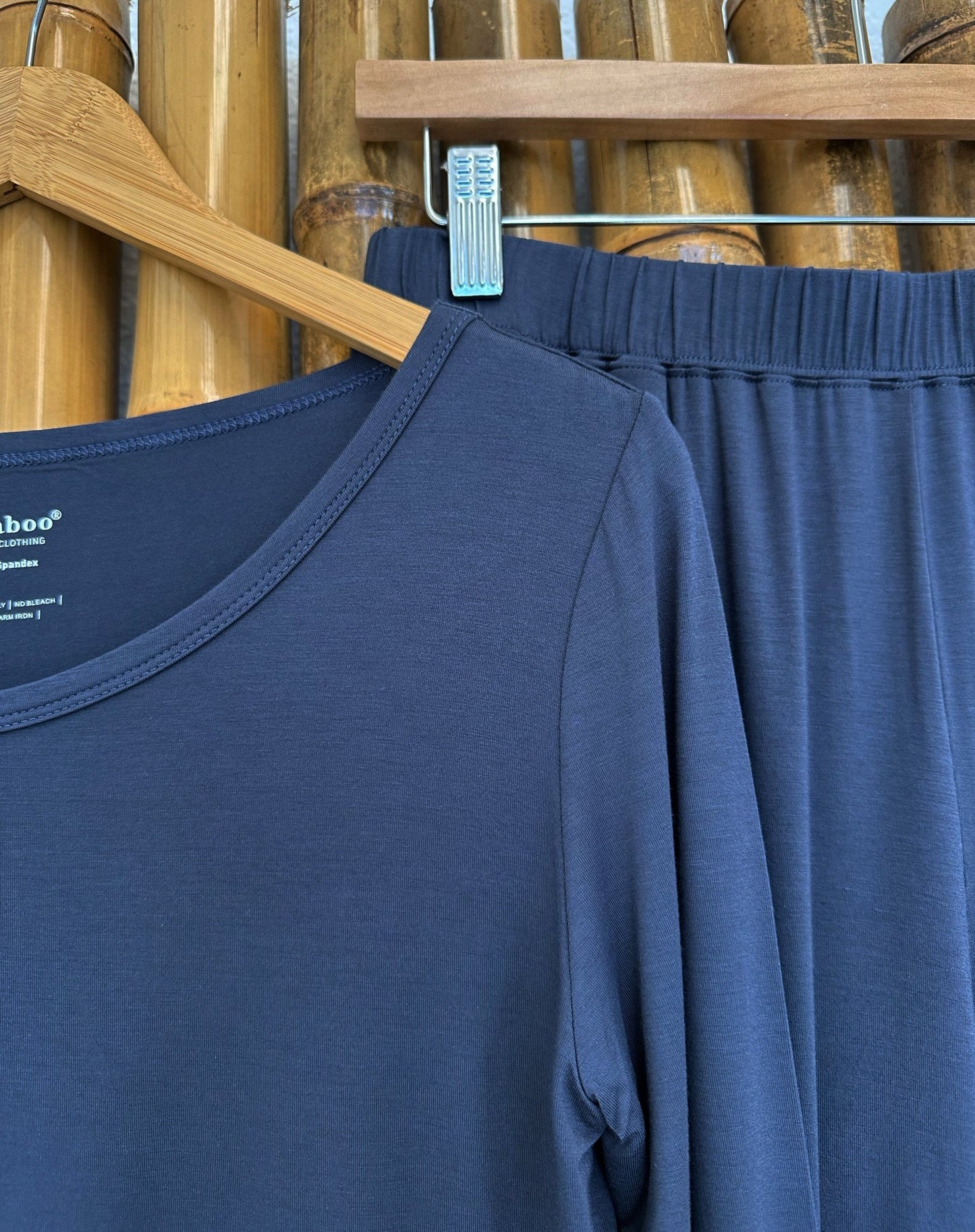 Women's Bamboo Lounge Long Sleeve Comfort T-Shirt Everyday