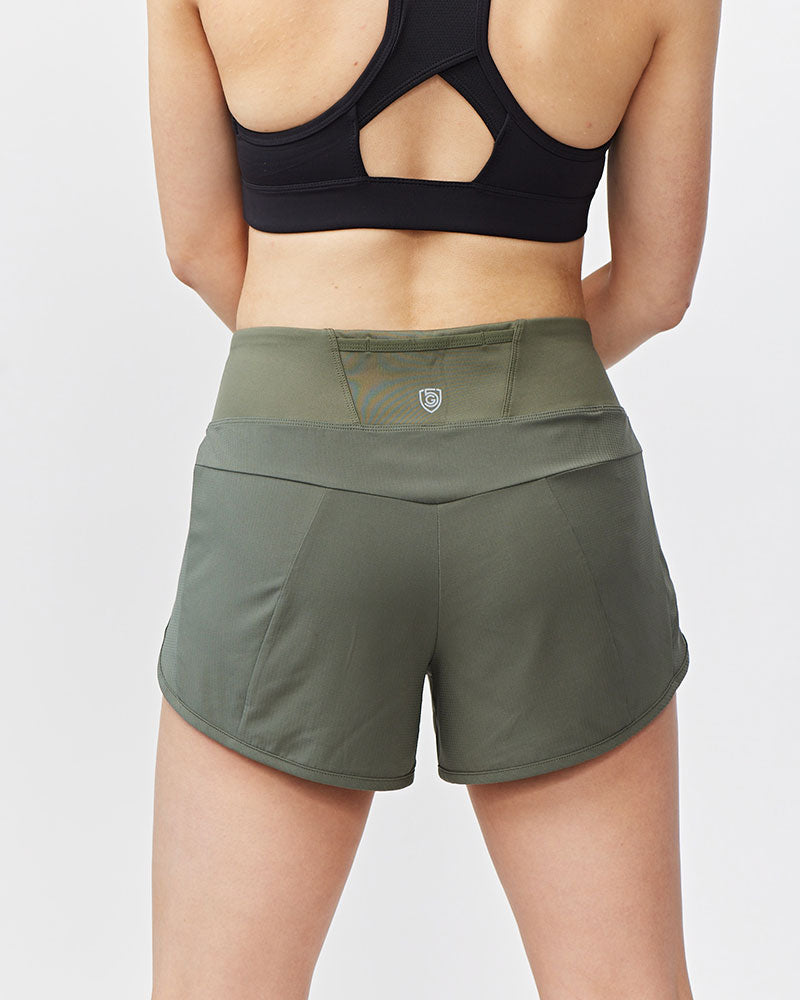 Women's High Rise Running Shorts Active Performance Wear