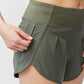 Women's High Rise Running Shorts Active Performance Wear