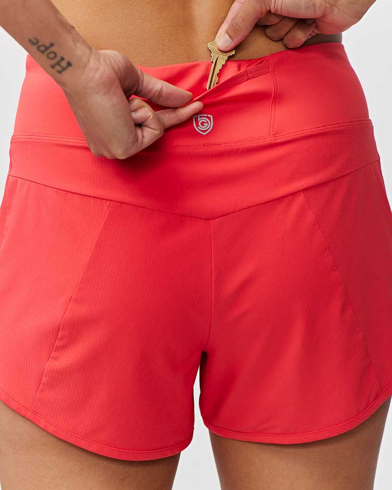 Women's High Rise Running Shorts Active Performance Wear