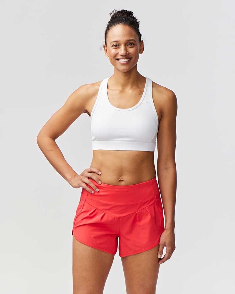 Women's High Rise Running Shorts Active Performance Wear
