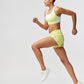 Women's High Rise Running Shorts Active Performance Wear