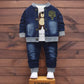 Boys Clothing Sets New Kids Cotton Suit Autumn Long - sleeved Three piece jacket+jeans+t-shirt fashion casual children Sets