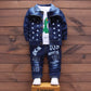 Boys Clothing Sets New Kids Cotton Suit Autumn Long - sleeved Three piece jacket+jeans+t-shirt fashion casual children Sets