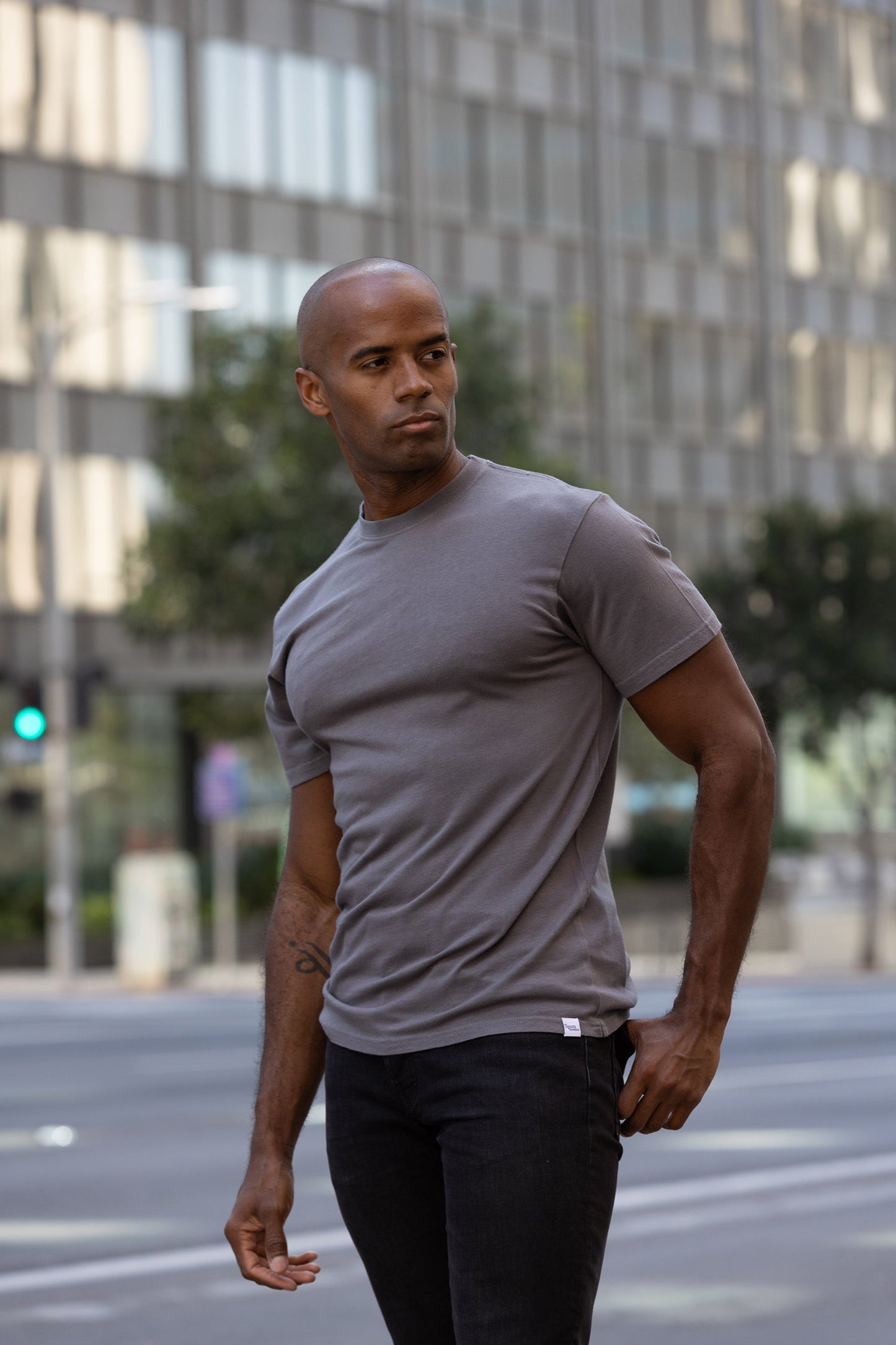 Men's Bamboo Organic Cotton Classic Short Sleeve T-Shirt