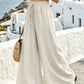 Wide Leg Drawstring Pants for Comfortable Casual Everyday Wear